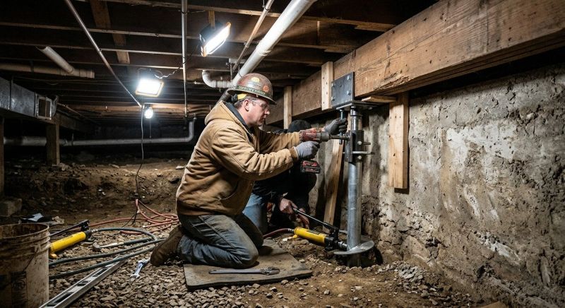 Basement Underpinning in Garner, NC