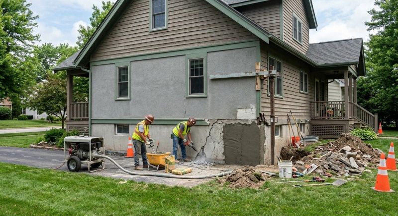 Building Foundation Repair in Cary, NC