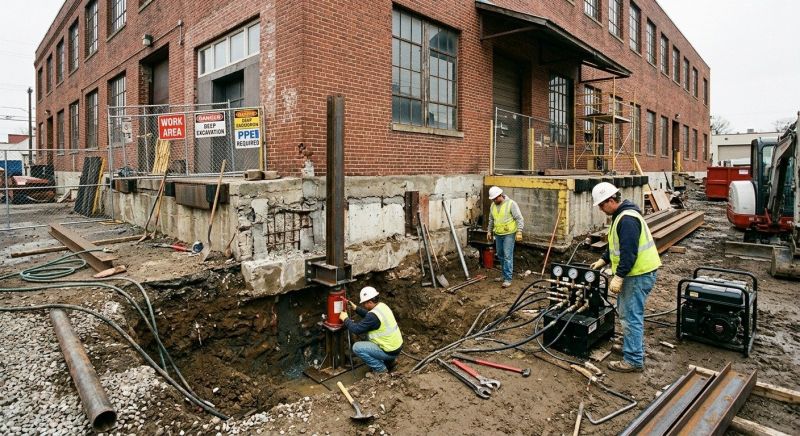 Building Foundation Repair in Knightdale, NC