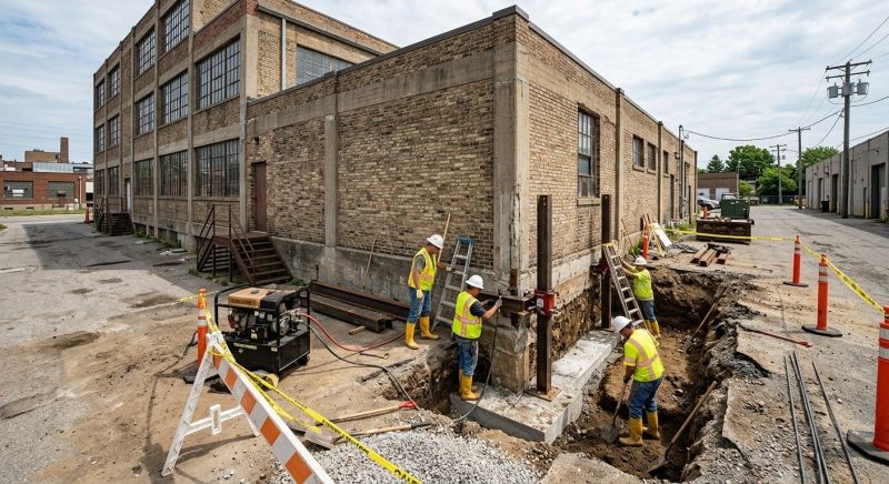 Commercial Foundation Repair in Garner, NC