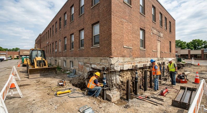 Commercial Foundation Repair in Garner, NC