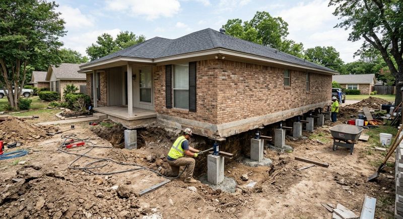 Concrete Foundation Leveling in Johnston County, NC