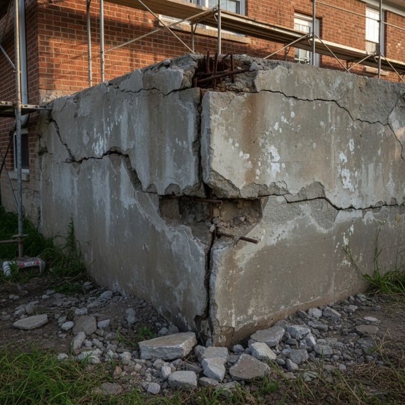 Cracked Foundation Repair in Cary, NC