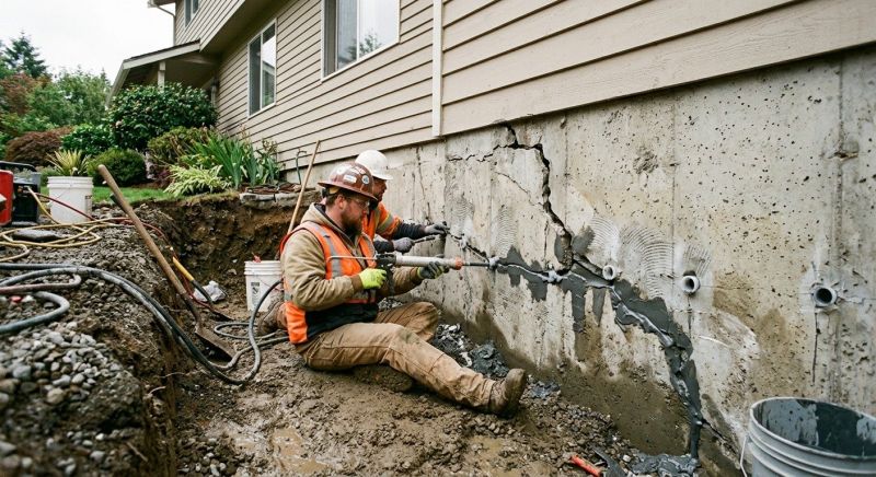 Cracked Foundation Repair in Lillington, NC