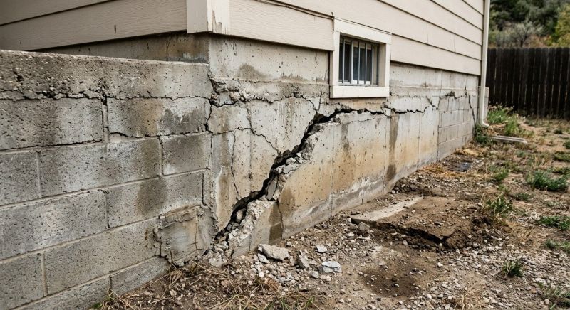 Cracked Foundation Repair in Wendell, NC