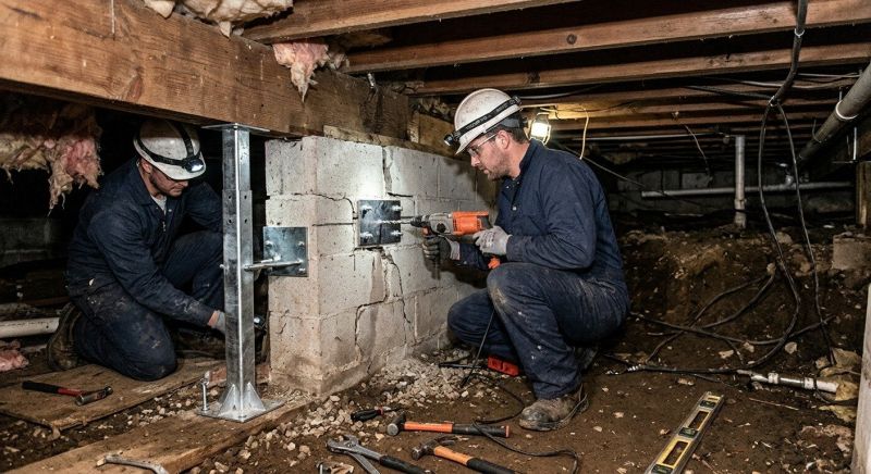 Crawlspace Foundation Repair in Garner, NC