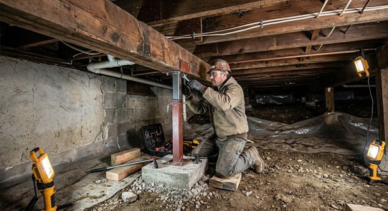 Crawlspace Foundation Repair in Wake County, NC