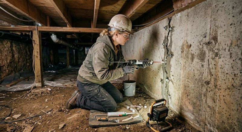 Crawlspace Foundation Repair in Zebulon, NC