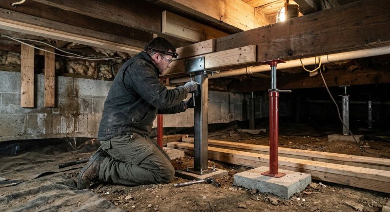 Crawlspace Structural Repair in Garner, NC