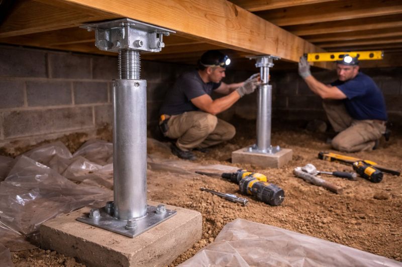Crawlspace Structural Repair in Garner, NC