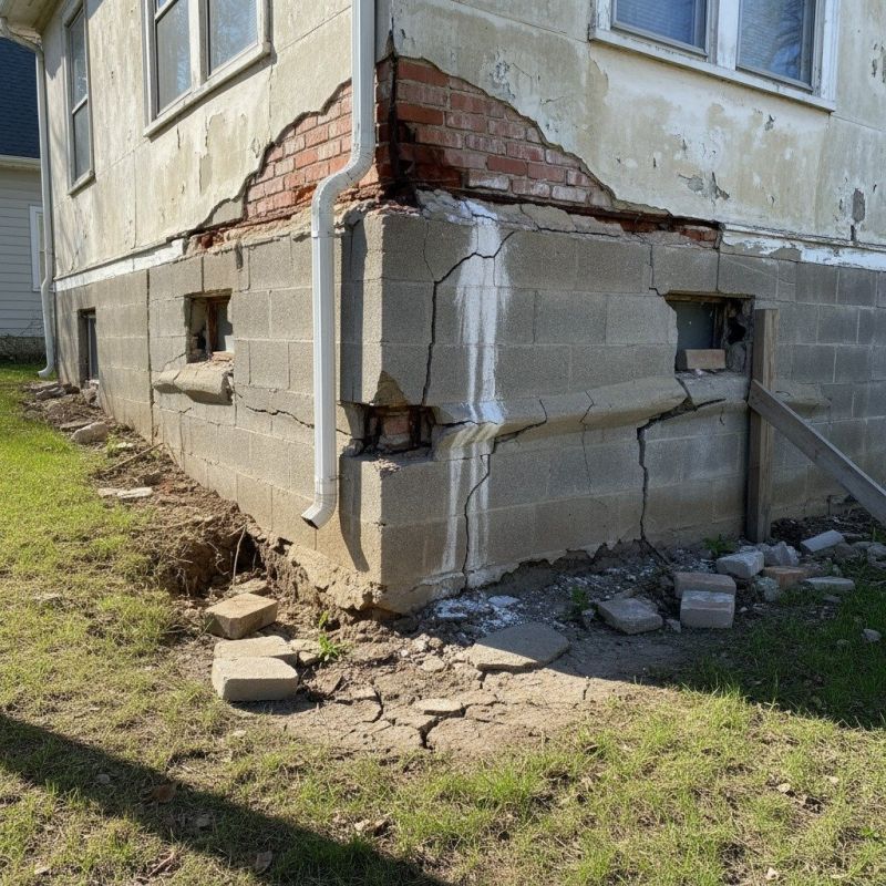 Foundation Crack Repair in Holly Springs, NC