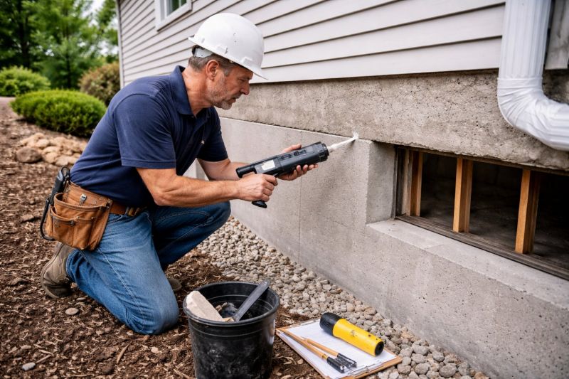 Foundation Crack Sealing in Garner, NC