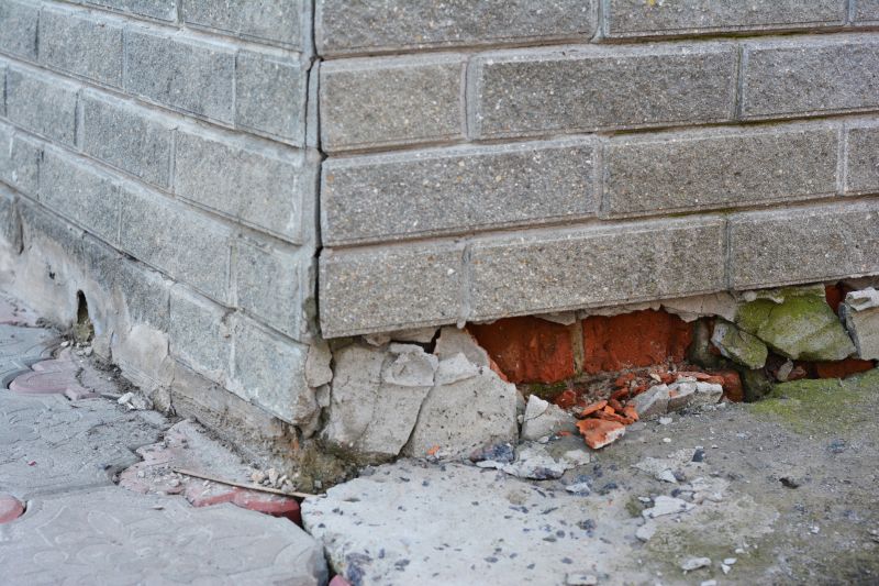 Foundation Damage Repair in Wendell, NC