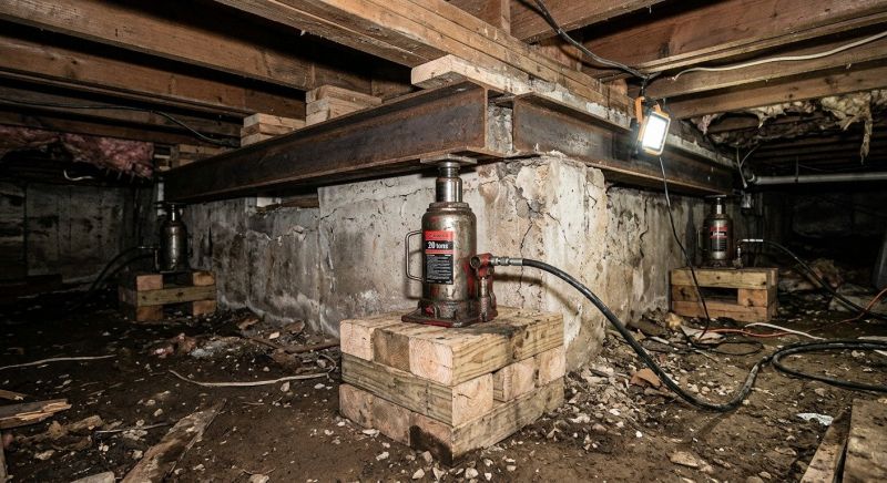 Foundation Jacking in Angier, NC