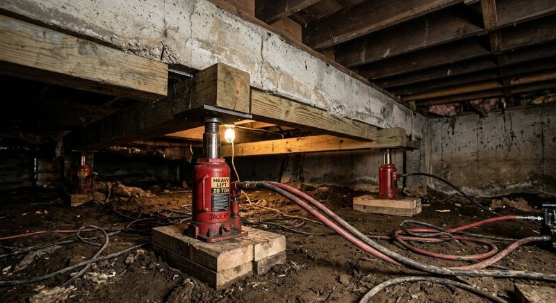 Foundation Jacking in Fuquay Varina, NC