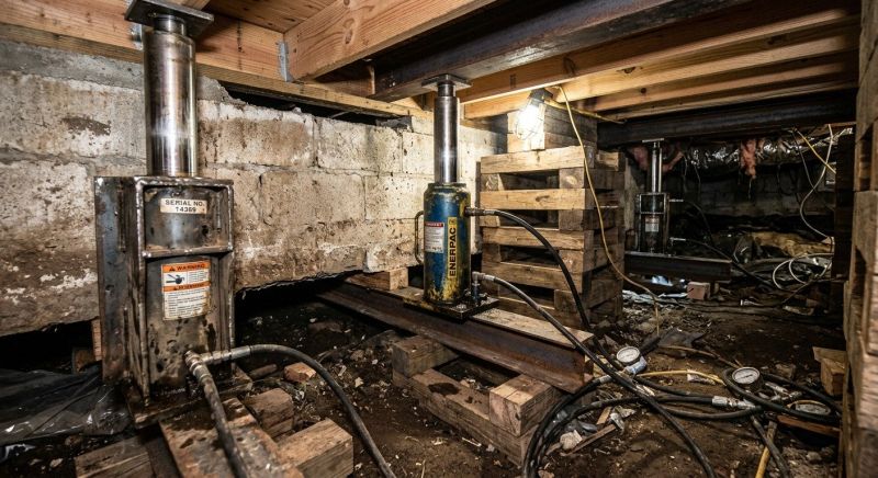 Foundation Jacking in Holly Springs, NC