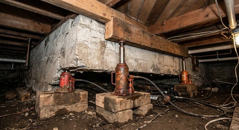 Foundation Jacking in Knightdale, NC