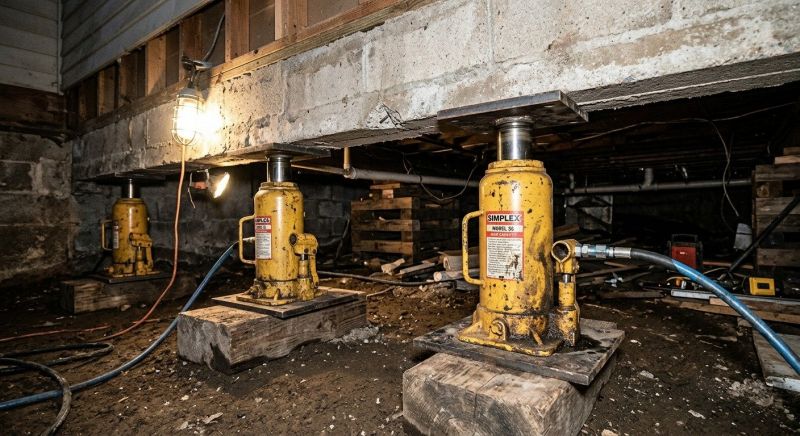 Foundation Jacking in Lillington, NC