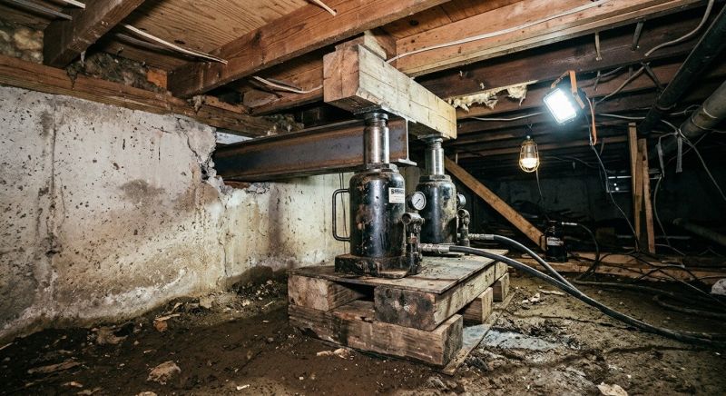 Foundation Jacking in Morrisville, NC