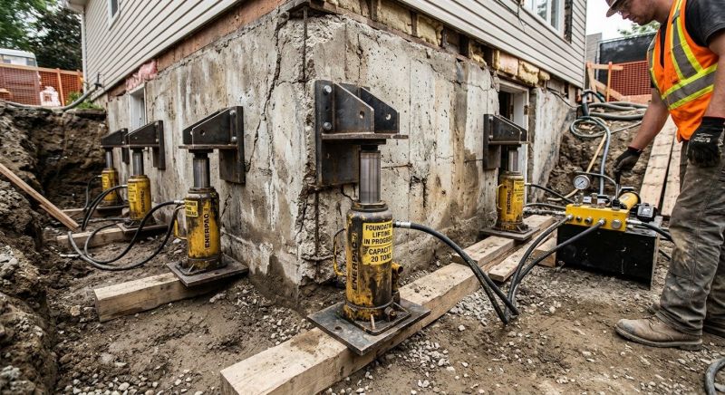 Foundation Jacking in Wake County, NC