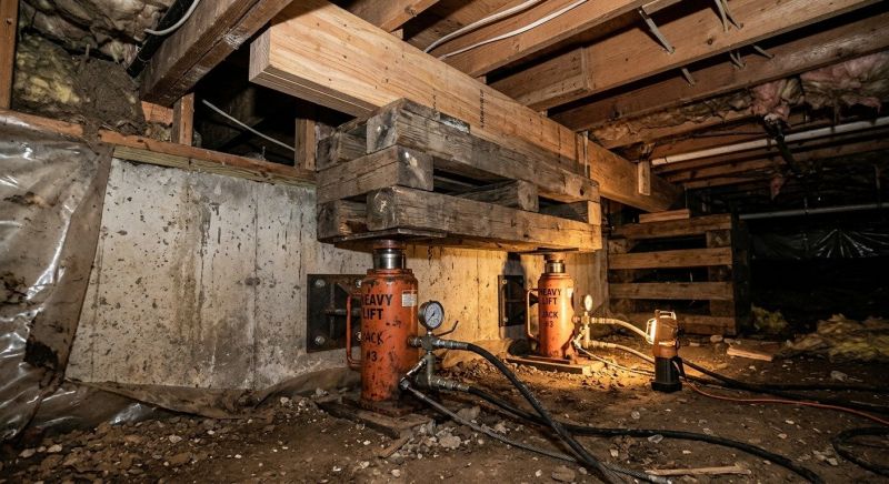 Foundation Jacking in Wake County, NC