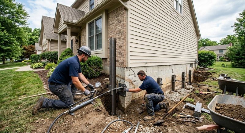 Foundation Pier Repair in Garner, NC