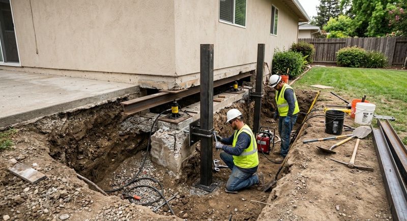 Foundation Pier Repair in Garner, NC