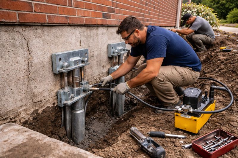 Foundation Repair in Holly Springs, NC