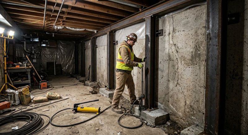 Foundation Stabilizing in Johnston County, NC