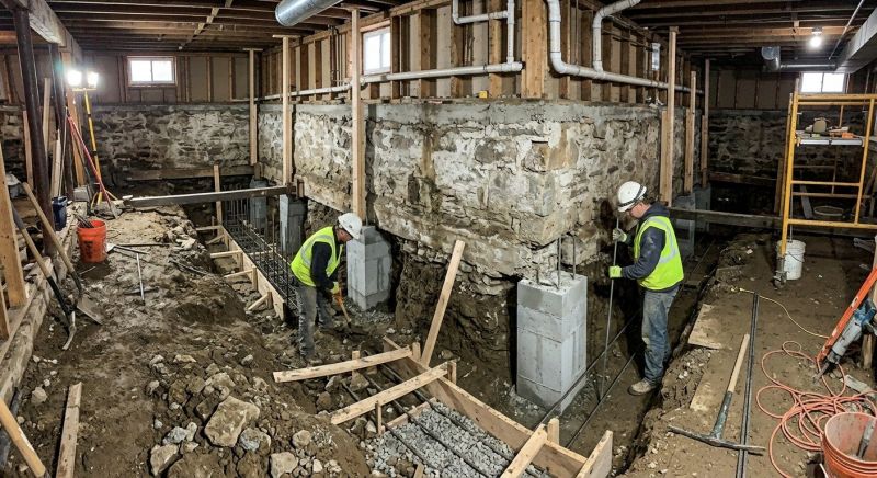 Foundation Underpinning in Garner, NC