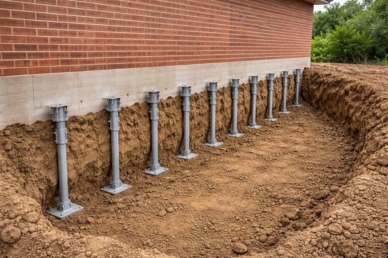 Helical Piers Installation in Garner, NC