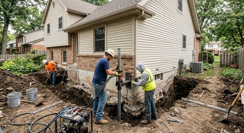House Foundation Repair in Knightdale, NC