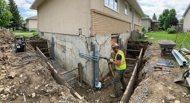 House Foundation Repair in Knightdale, NC