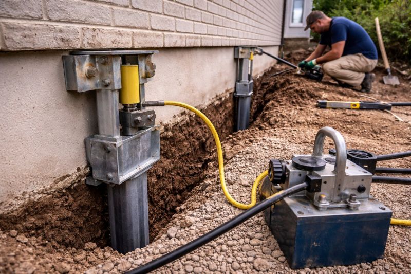 Sinking Foundation Repair in Garner, NC