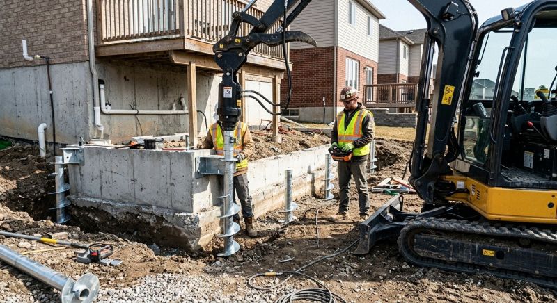 Helical Pile Installation
